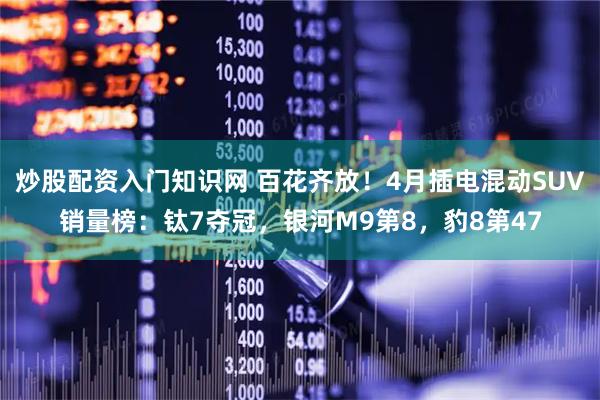 炒股配资入门知识网 百花齐放！4月插电混动SUV销量榜：钛7夺冠，银河M9第8，豹8第47